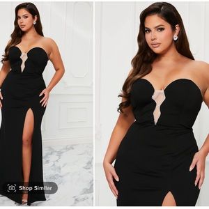 Diamonds Are Forever Maxi Dress - Black